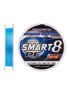 Шнур Favorite Smart PE 8x 150 м 1,5 0,202 мм 11,4 кг