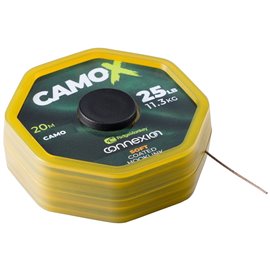 Ridge Monkey Connexion CamoX Soft Coated Hooklink 20 м 25lb/11,3 кг