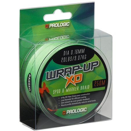 Шнур Prologic Wrap-Up XD - Spod & Marker Braid Extra Distance 250 м 0,16 мм 9,07 кг