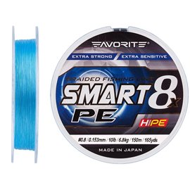 Шнур Favorite Smart PE 8x 150 м 0,8 0,153 мм 6,8 кг