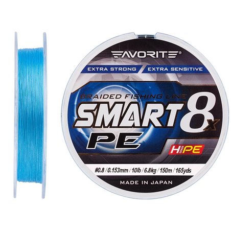 Шнур Favorite Smart PE 8x 150 м 0,8 0,153 мм 6,8 кг