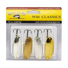 Набор блесен Williams Classic 4-Pack W40 Kit