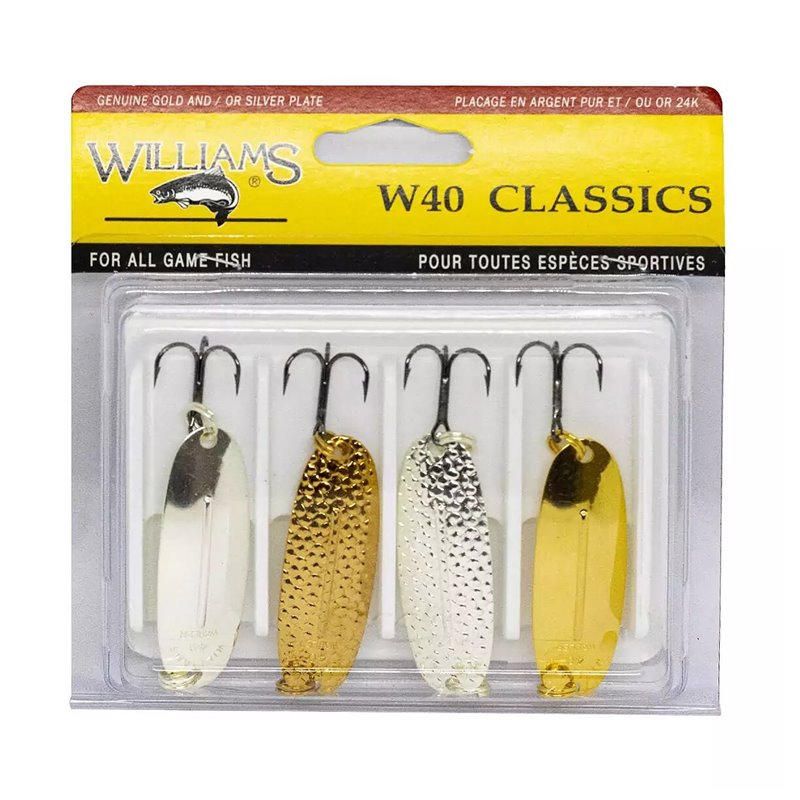 Набор блесен Williams Classic 4-Pack W40 Kit