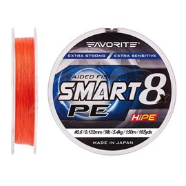 Шнур Favorite Smart PE 8x 150 м 0,6 0,132 мм 5,4 кг