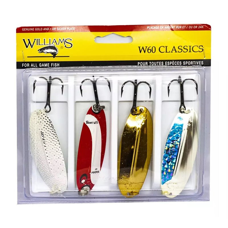 Набор блесен Williams Classic 4-Pack W60 Kit