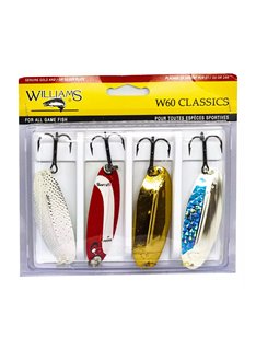 Набор блесен Williams Classic 4-Pack W60 Kit