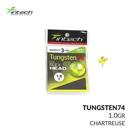 Груз Intech Tungsten 74 Gloss Chartreuse UV 1.0g