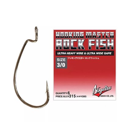 Крючок Varivas Nogales Hooking Master Rock Fish 3/0 6 шт