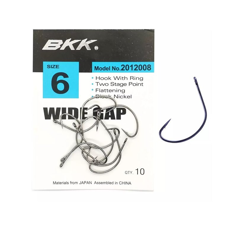 Крючок BKK WIDE GAP-R 6 10 шт