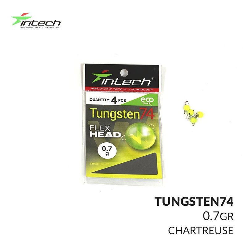 Груз Intech Tungsten 74 Gloss Chartreuse UV 0.7g