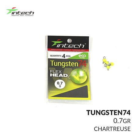 Груз Intech Tungsten 74 Gloss Chartreuse UV 0.7g