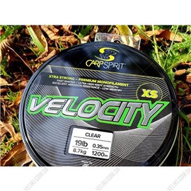 Леска Carp Spirit Velocity XS 1200 м 0,30 мм 7 кг