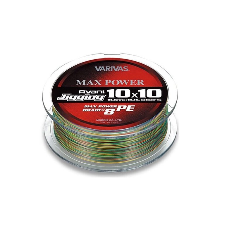 Шнур Varivas Avani Jigging Max Power PE 10*10 200 м 0,128 мм 6,5 кг