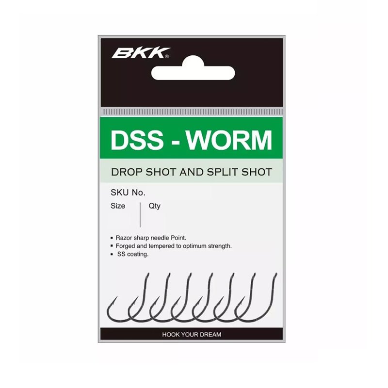 Крючок BKK DSS-Worm 1/0 5 шт