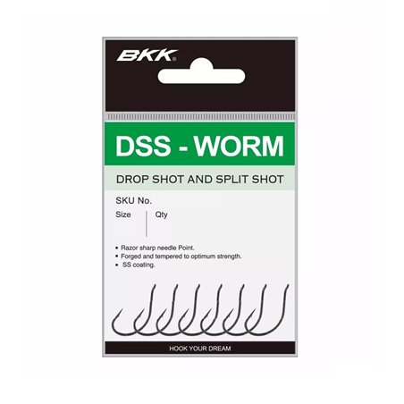 Крючок BKK DSS-Worm 1/0 5 шт