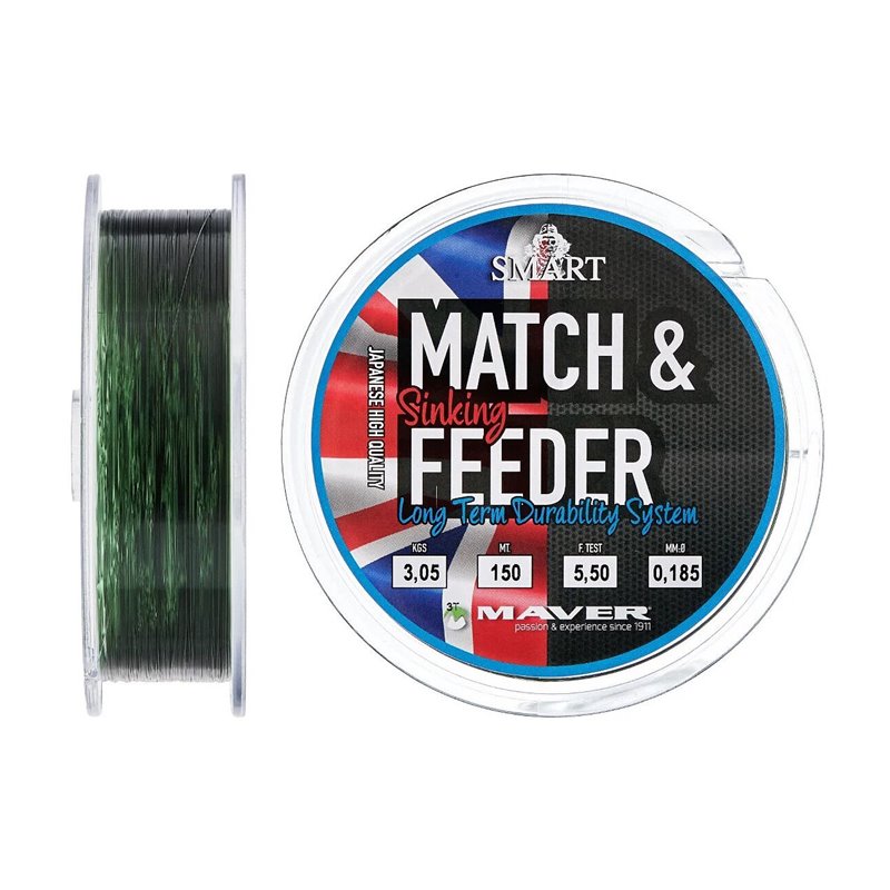 Леска Smart Match&Feeder Sinking 150 м 0,26 мм 7,25 кг