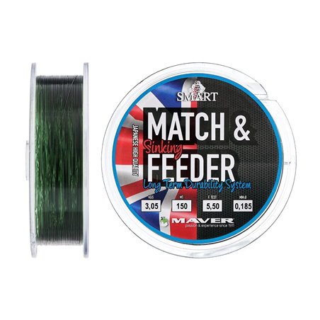 Леска Smart Match&Feeder Sinking 150 м 0,26 мм 7,25 кг