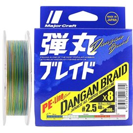 Шнур Major Craft Dangan Braid X8 200 м 1,2 0,16 мм 9,8 кг