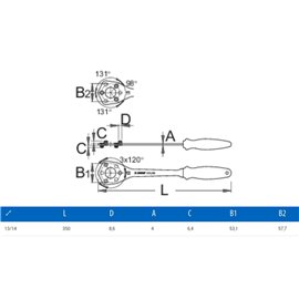 Съемник трещотки Unior Tools