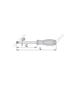 Отвертка Unior Torx 621TBI TX10