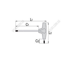 Ключ Unior Torx 193TX T10