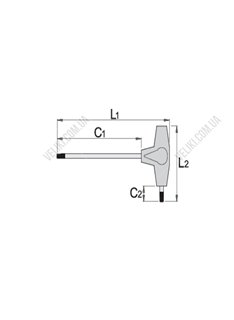 Ключ Unior Torx 193TX T6