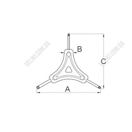 Ключ Unior Torx 1781/2TX-US