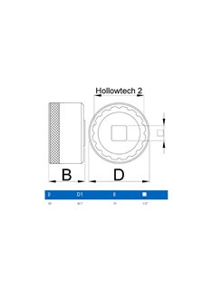 Съемник каретки Unior Tools 16 Notch