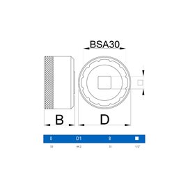 Съемник каретки Unior Tools BSA30