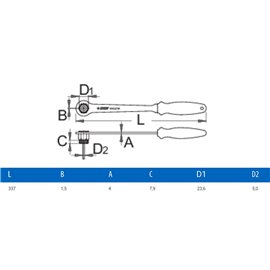 Ключ для кассеты Unior Tools