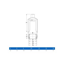 Съемник подшипников рулевой колонки Unior Tools