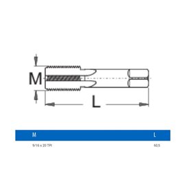 Метчики для педалей Unior Tools 9/16'x20TPI