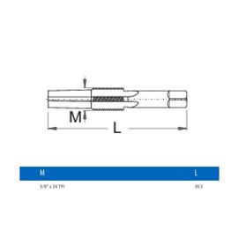 Метчик для педалей Unior Tools 5/8'x24TPI Right