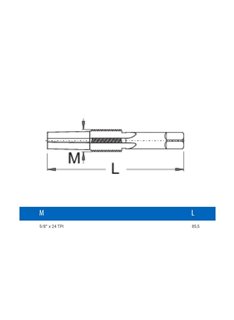 Метчик для педалей Unior Tools 5/8'x24TPI Right