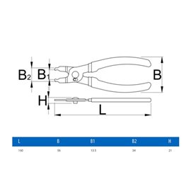 Щипцы для цепного замка Unior Tools 4DP