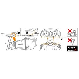 Гермосумка подседельная Ortlieb Seat-Pack QR 13 л