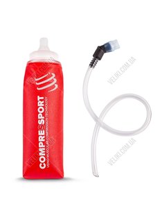 Велофляга CompresSport ErgoFlask Red 600 мл