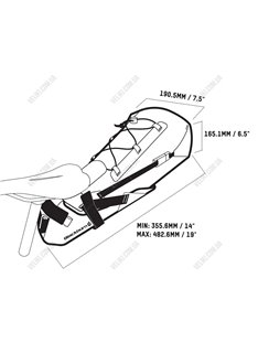 Сумка подседельная Blackburn Outpost Elite Universal с дропером
