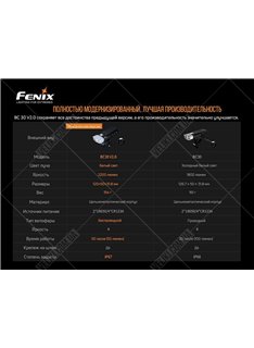 Велофара Fenix BC30 V2.0