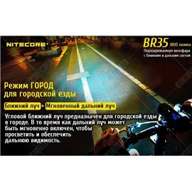 Велофара Nitecore BR35