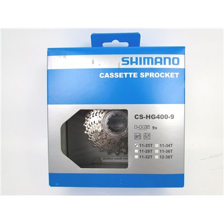 Кассета Shimano Alivio/Sora CS-HG400-9 11-25T