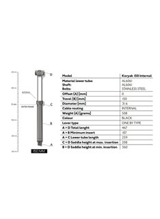 Дроппер PRO Koryak Internal 31.6/150 мм