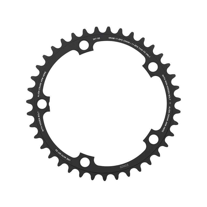 Звезда шатуна SRAM Force 22 X-Glide Yaw 39T