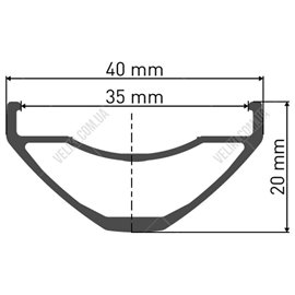 Обод DT Swiss H 612 27.5' 28H