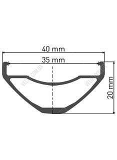 Обод DT Swiss H 612 27.5' 28H