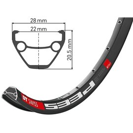 Обод DT Swiss 533D 26' 32H