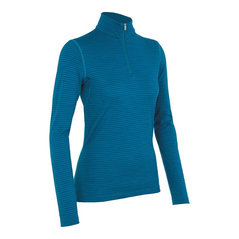 Термокофта Icebreaker Bodyfit 200 Oasis Long Sleeve Half Zip Stripe Women's