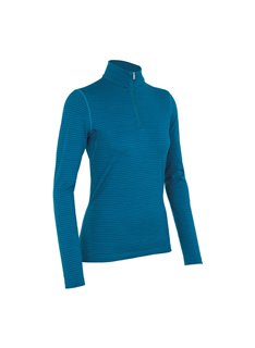 Термокофта Icebreaker Bodyfit 200 Oasis Long Sleeve Half Zip Stripe Women's