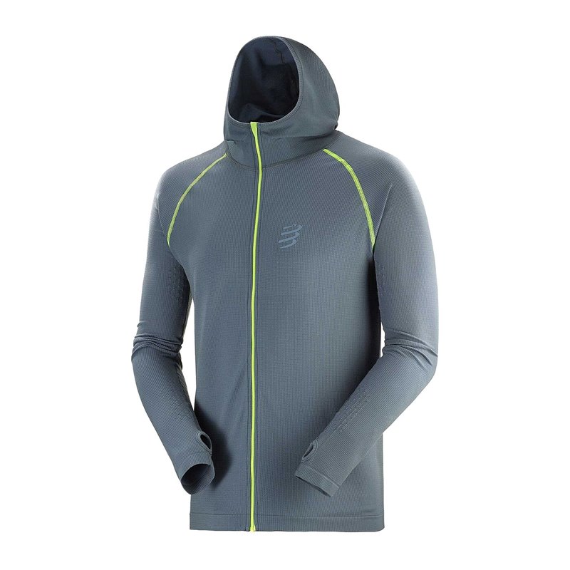 Кофта CompresSport 3D Thermo Seamless Hoodie Born To SwimBikeRun