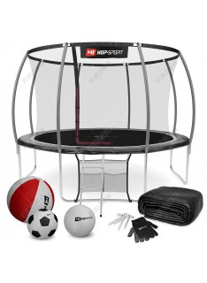 Батут Hop-Sport Premium 12ft (366 см) с внутренней сеткой